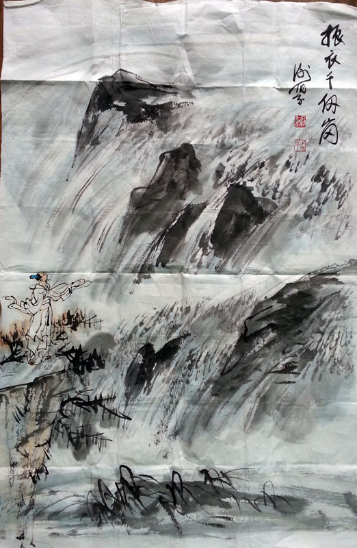 作者：谢伯子&nbsp;山水&nbsp;￥：协商&nbsp;单击鼠标查看大图！