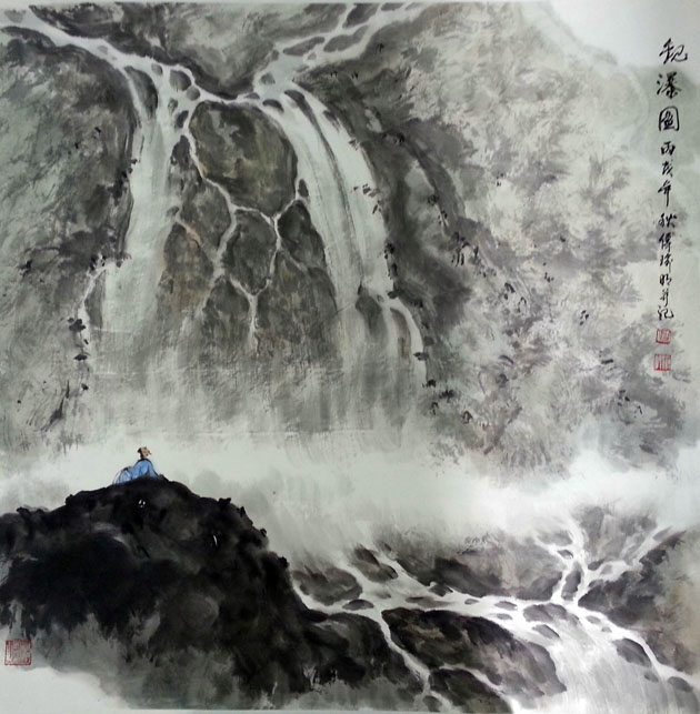 作者：傅瑜明&nbsp;山水&nbsp;￥：协商&nbsp;单击鼠标查看大图！