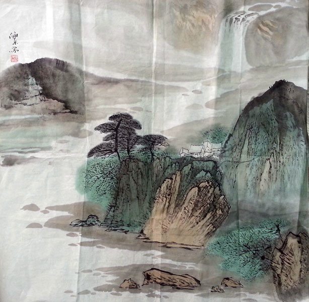 作者：沈海东&nbsp;山水&nbsp;￥：協商&nbsp;单击鼠标查看大图！