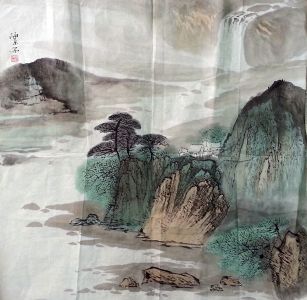 作者：沈海东&nbsp;山水&nbsp;￥：協商&nbsp;单击鼠标查看详细介绍！