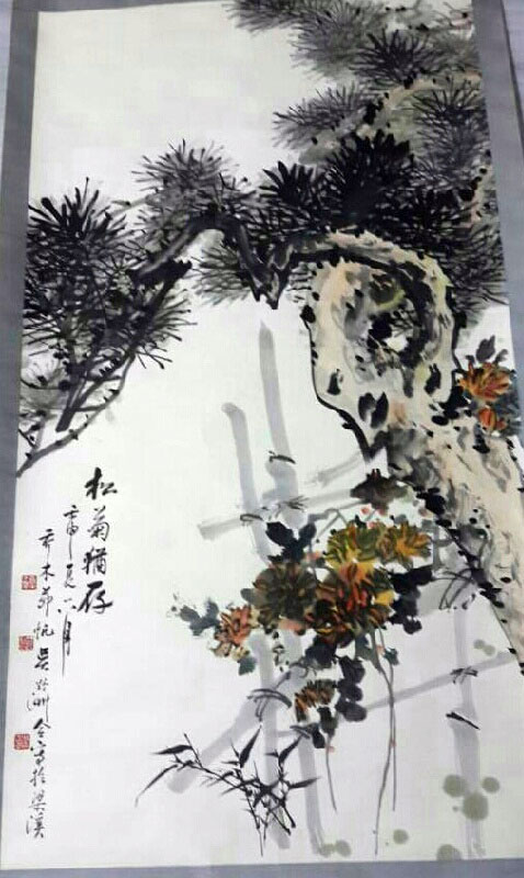 作者：乔木&nbsp;花鸟　松菊梅&nbsp;￥：协商&nbsp;单击鼠标查看大图！