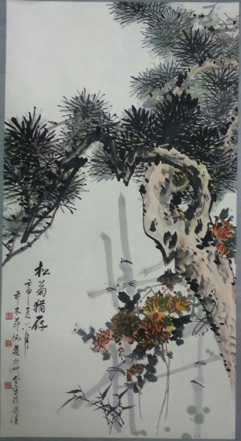 作者：吴野洲&nbsp;花鸟&nbsp;￥：协商&nbsp;单击鼠标查看大图！