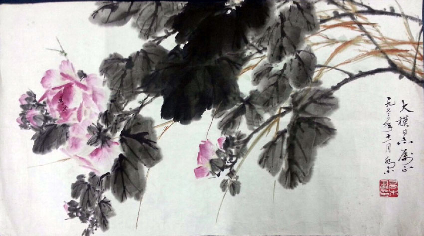 作者：乔木&nbsp;花鸟　芙蓉图&nbsp;￥：协商&nbsp;单击鼠标查看大图！