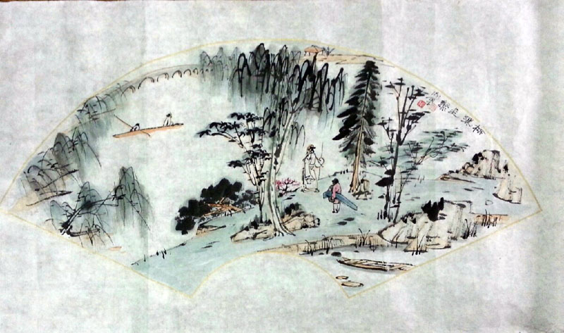 作者：谢伯子&nbsp;山水&nbsp;￥：协商&nbsp;单击鼠标查看大图！