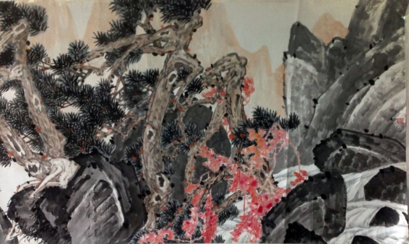 作者：张继馨&nbsp;花鸟&nbsp;￥：协商&nbsp;单击鼠标查看大图！