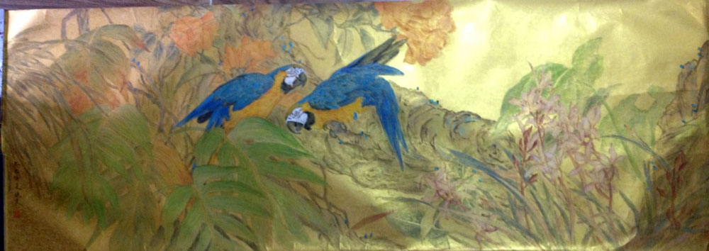 作者：张晓星&nbsp;花鸟&nbsp;￥：协商&nbsp;单击鼠标查看大图！