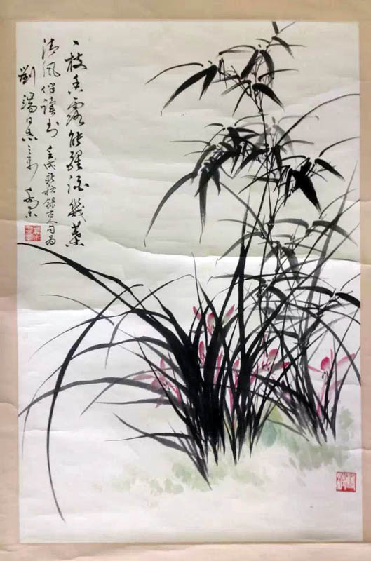 作者：乔木&nbsp;花鸟　　兰竹图&nbsp;￥：协商&nbsp;单击鼠标查看大图！