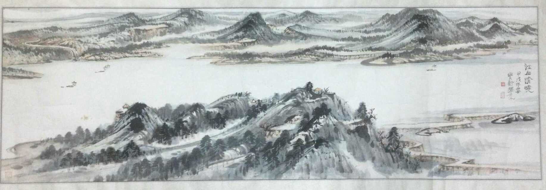 作者：谢伯子&nbsp;山水&nbsp;￥：协商&nbsp;单击鼠标查看大图！