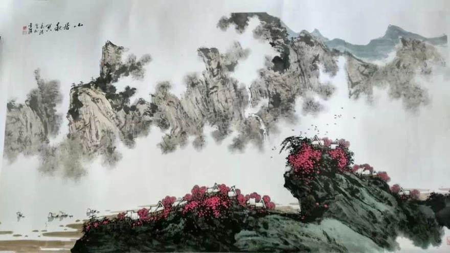 作者：魏万清&nbsp;山水&nbsp;￥：协商&nbsp;单击鼠标查看大图！