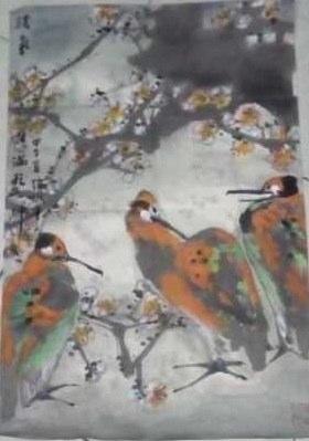 作者：赵治平&nbsp;花鸟&nbsp;￥：协商&nbsp;单击鼠标查看大图！