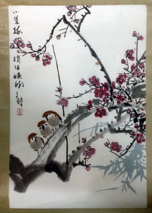 作者：张继馨&nbsp;花鸟&nbsp;￥：协商&nbsp;单击鼠标查看大图！