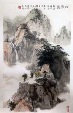 作者：傅二石&nbsp;山水&nbsp;￥：协商&nbsp;单击鼠标查看详细介绍！