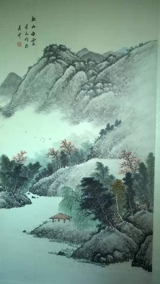 作者：顾荣元&nbsp;山水&nbsp;￥：协商&nbsp;单击鼠标查看大图！