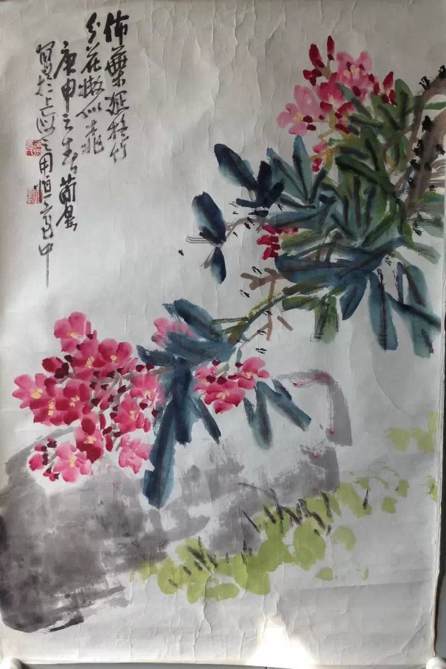作者：曹简楼&nbsp;花鸟&nbsp;￥：协商&nbsp;单击鼠标查看大图！