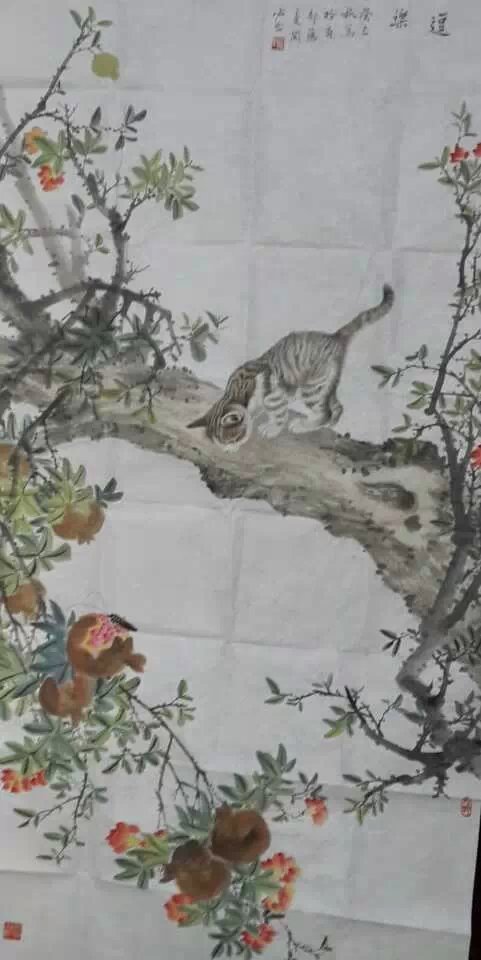 作者：徐坚&nbsp;花鸟&nbsp;￥：协商&nbsp;单击鼠标查看大图！