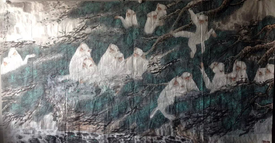 作者：徐培晨&nbsp;花鸟&nbsp;￥：协商&nbsp;单击鼠标查看大图！