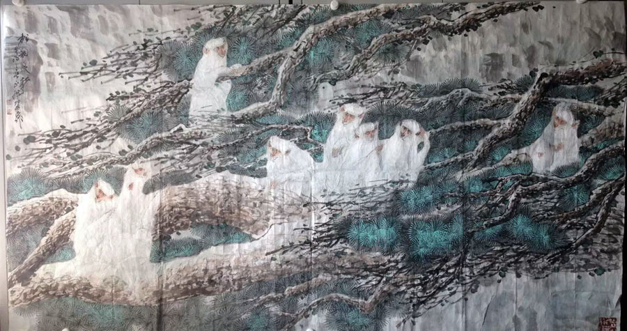 作者：徐培晨&nbsp;花鸟&nbsp;￥：协商&nbsp;单击鼠标查看大图！