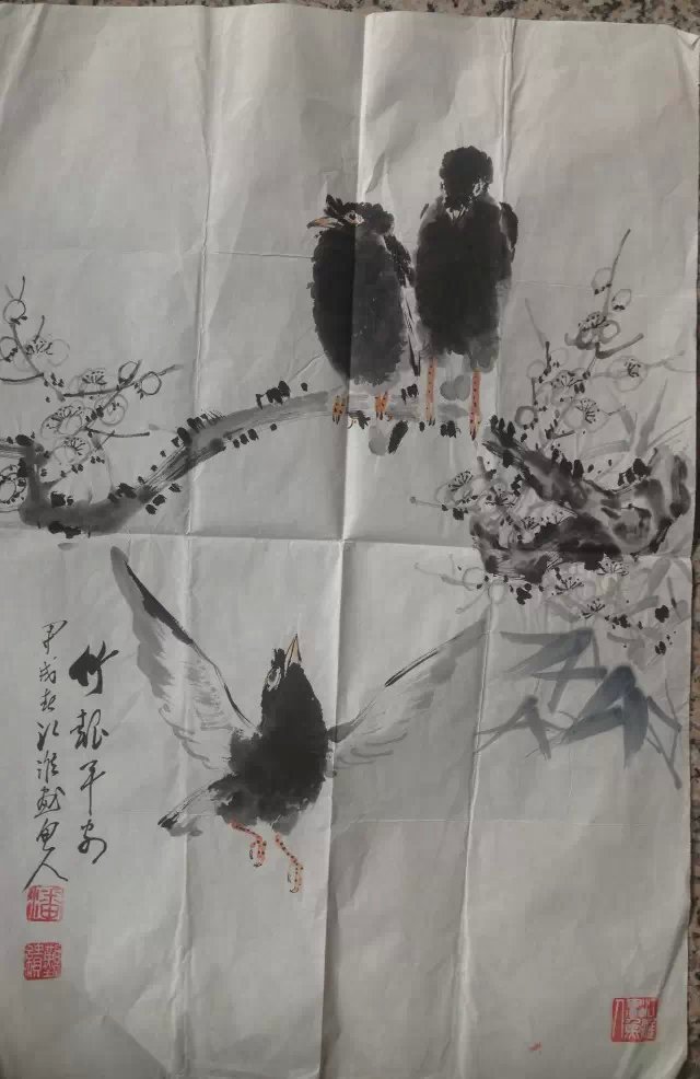 作者：潘觐缋&nbsp;花鸟&nbsp;￥：协商&nbsp;单击鼠标查看大图！