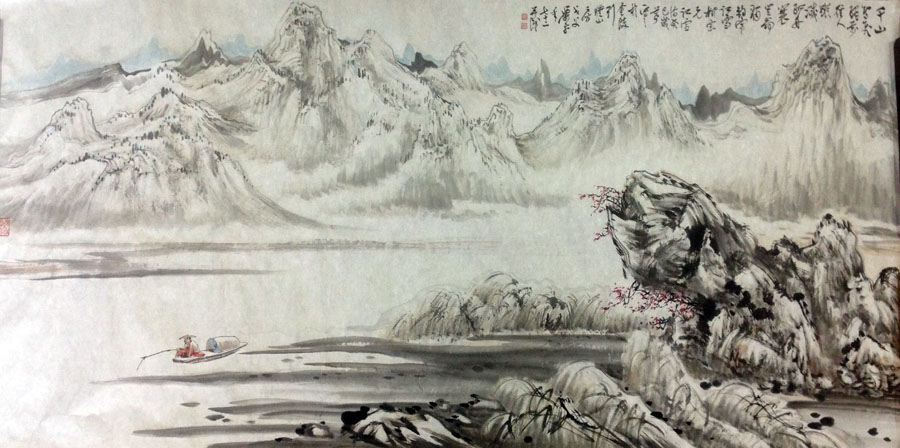 作者：萧平&nbsp;山水&nbsp;￥：协商&nbsp;单击鼠标查看大图！