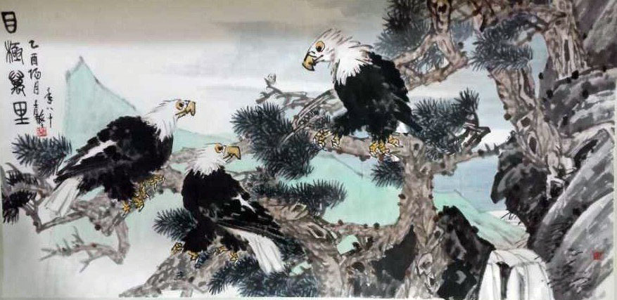 作者：张继馨&nbsp;花鸟&nbsp;￥：协商&nbsp;单击鼠标查看大图！