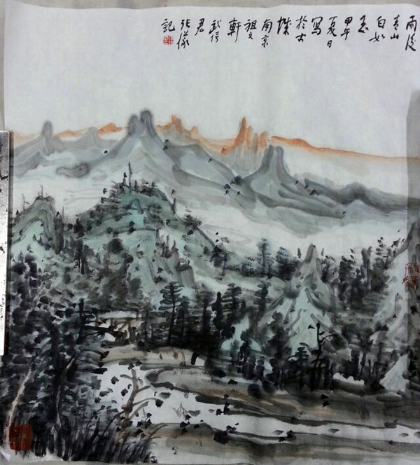 作者：张仪&nbsp;山水&nbsp;￥：协商&nbsp;单击鼠标查看大图！