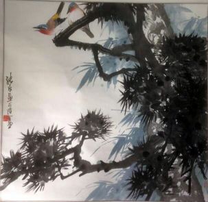 作者：徐纯原&nbsp;松雀图&nbsp;￥：协商&nbsp;单击鼠标查看详细介绍！