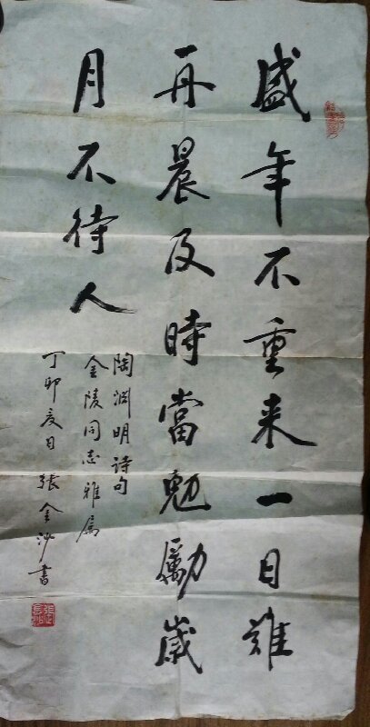 作者：张金沙&nbsp;书法&nbsp;￥：协商&nbsp;单击鼠标查看大图！