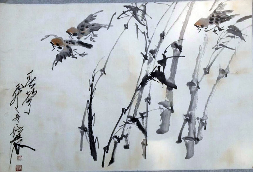 作者：徐培晨&nbsp;花鸟&nbsp;￥：协商&nbsp;单击鼠标查看大图！