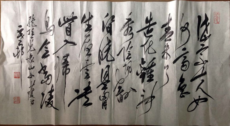 作者：y恽建新&nbsp;书法&nbsp;￥：协商&nbsp;单击鼠标查看大图！