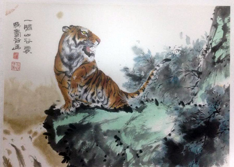 作者：吴寿谷&nbsp;花鸟&nbsp;￥：协商&nbsp;单击鼠标查看大图！