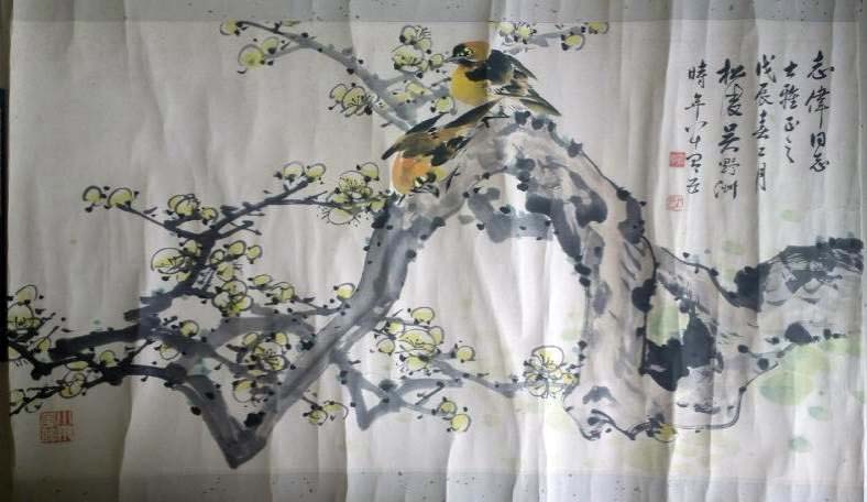 作者：吴野洲&nbsp;花鸟&nbsp;￥：协商&nbsp;单击鼠标查看大图！