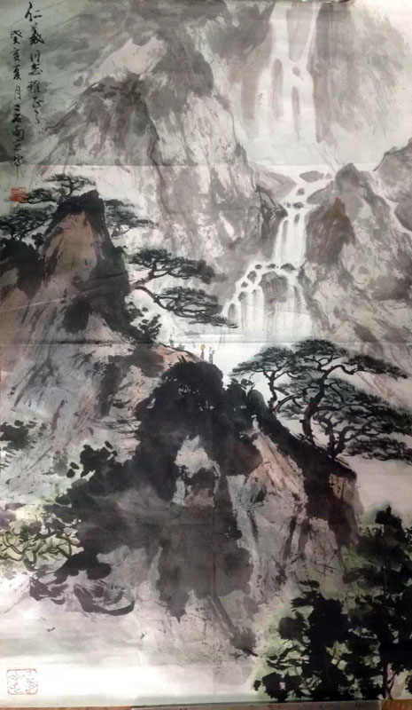 作者：傅二石&nbsp;山水&nbsp;￥：协商&nbsp;单击鼠标查看大图！