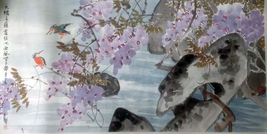 作者：张继馨&nbsp;花鸟&nbsp;￥：协商&nbsp;单击鼠标查看大图！