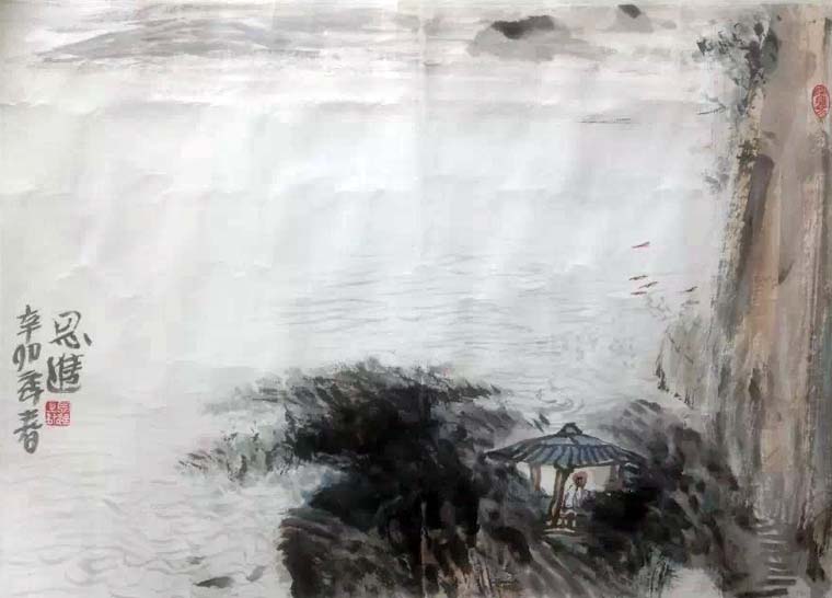 作者：祁恩进&nbsp;山水&nbsp;￥：协商&nbsp;单击鼠标查看大图！