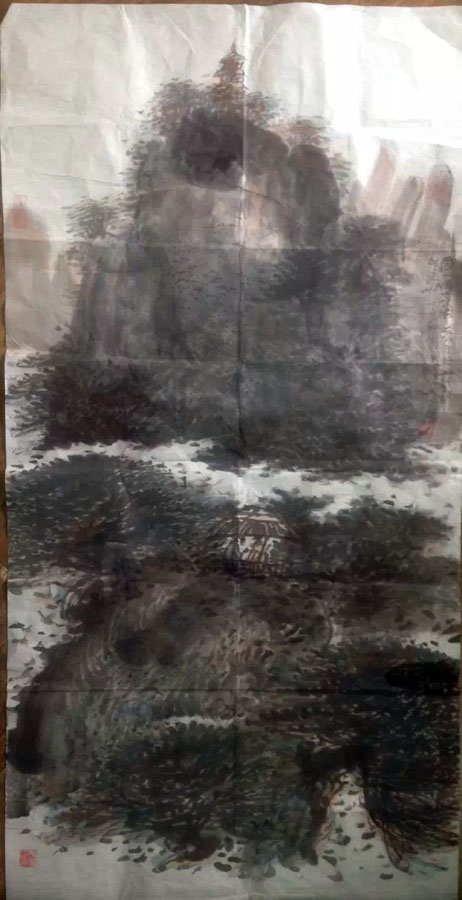 作者：罗国玮&nbsp;山水&nbsp;￥：协商&nbsp;单击鼠标查看大图！