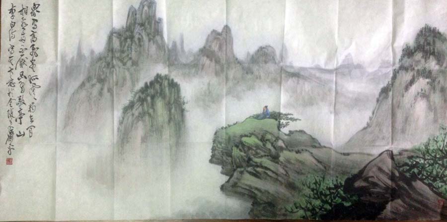 作者：萧平&nbsp;山水&nbsp;￥：协商&nbsp;单击鼠标查看大图！