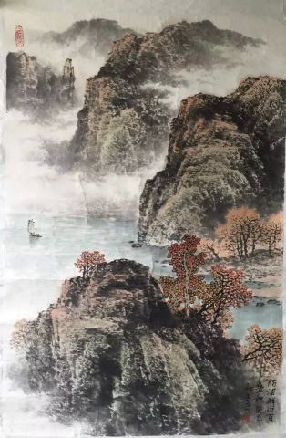 作者：佘玉奇 &nbsp;山水&nbsp;￥：协商&nbsp;单击鼠标查看详细介绍！