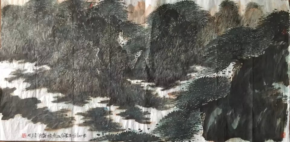 作者：罗国玮&nbsp;山水&nbsp;￥：协商&nbsp;单击鼠标查看大图！