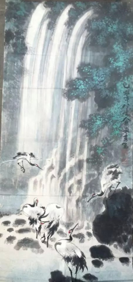 作者：俞飞安&nbsp;山水&nbsp;￥：协商&nbsp;单击鼠标查看大图！