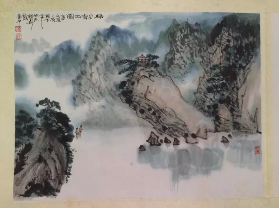 作者：萧平&nbsp;山水&nbsp;￥：协商&nbsp;单击鼠标查看大图！