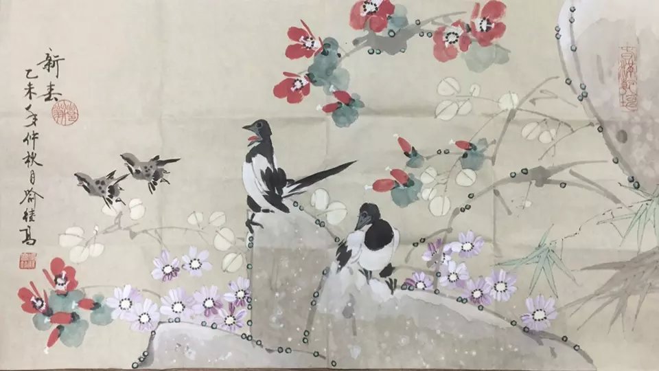 作者：喻继高&nbsp;花鸟&nbsp;￥：协商&nbsp;单击鼠标查看大图！