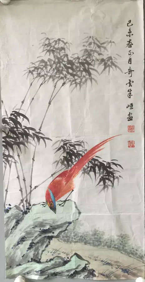 作者：朱奇云&nbsp;花鸟&nbsp;￥：协商&nbsp;单击鼠标查看大图！