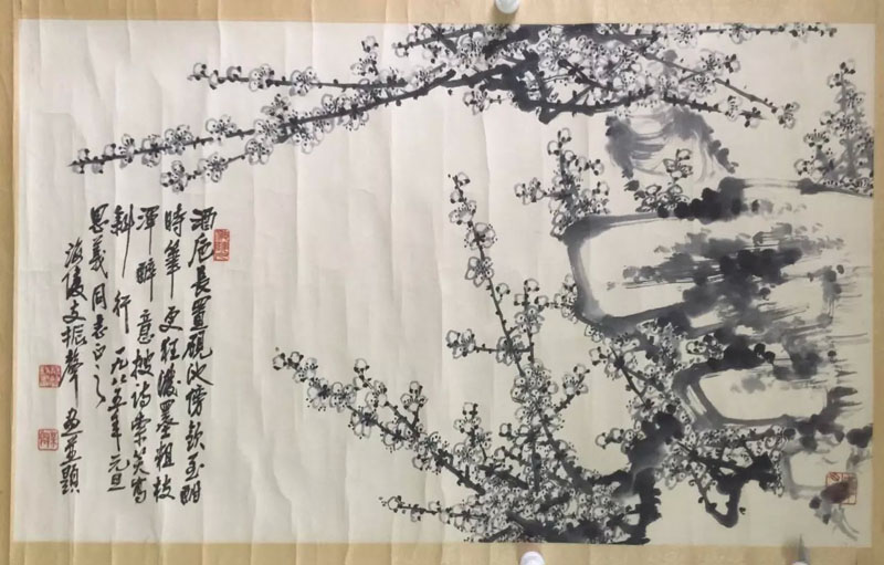 作者：支振声&nbsp;花鸟&nbsp;￥：协商&nbsp;单击鼠标查看大图！