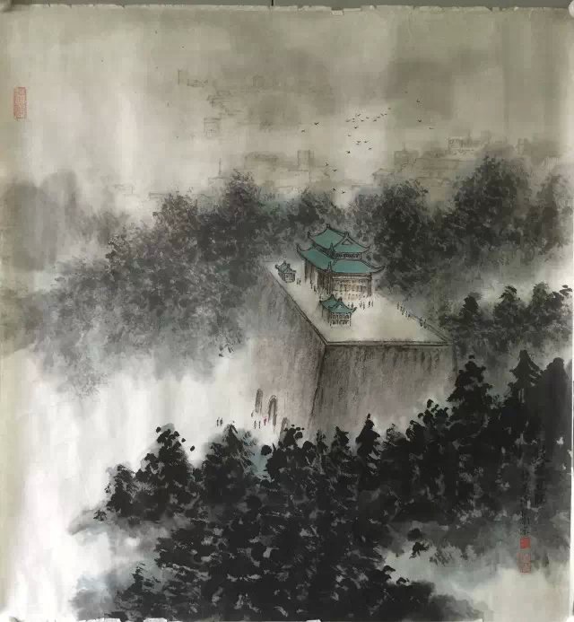 作者：魏万清&nbsp;山水&nbsp;￥：协商&nbsp;单击鼠标查看大图！