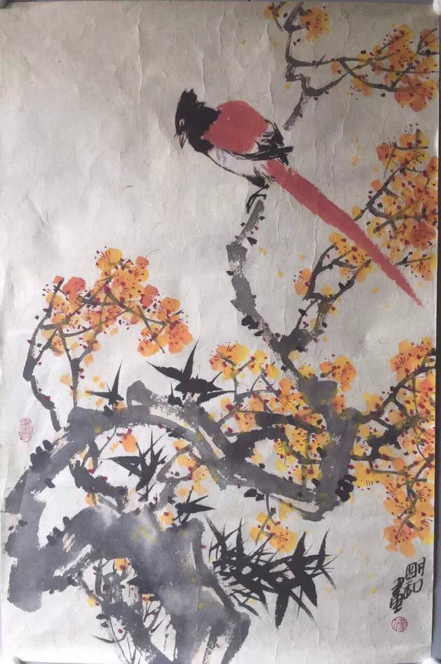 作者：傅明和&nbsp;花鸟&nbsp;￥：协商&nbsp;单击鼠标查看大图！