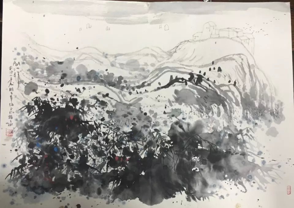 作者：章炳文&nbsp;山水&nbsp;￥：协商&nbsp;单击鼠标查看大图！