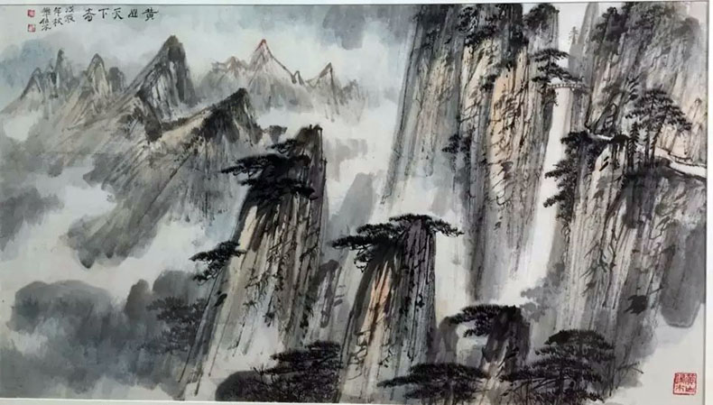 作者：谢伯子&nbsp;山水&nbsp;￥：协商&nbsp;单击鼠标查看大图！