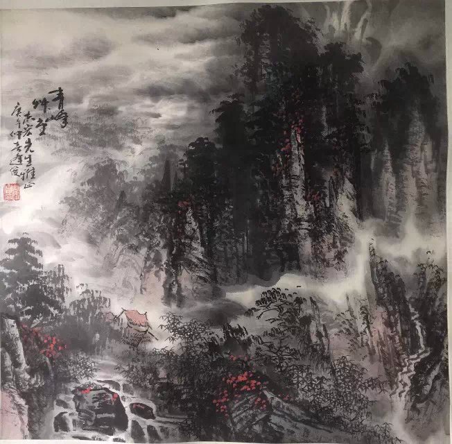 作者：周逢俊&nbsp;山水&nbsp;￥：协商&nbsp;单击鼠标查看大图！