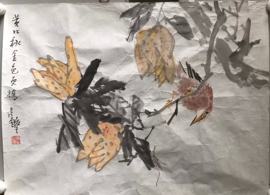 作者：张继馨&nbsp;花鸟&nbsp;￥：协商&nbsp;单击鼠标查看大图！