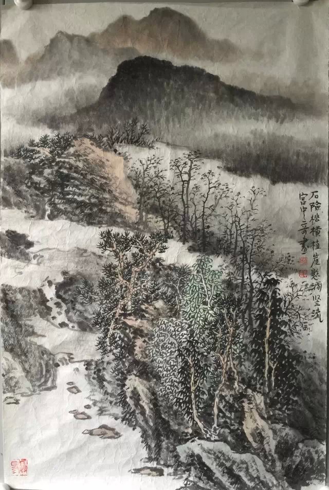 作者：宫中奇&nbsp;山水&nbsp;￥：协商&nbsp;单击鼠标查看大图！